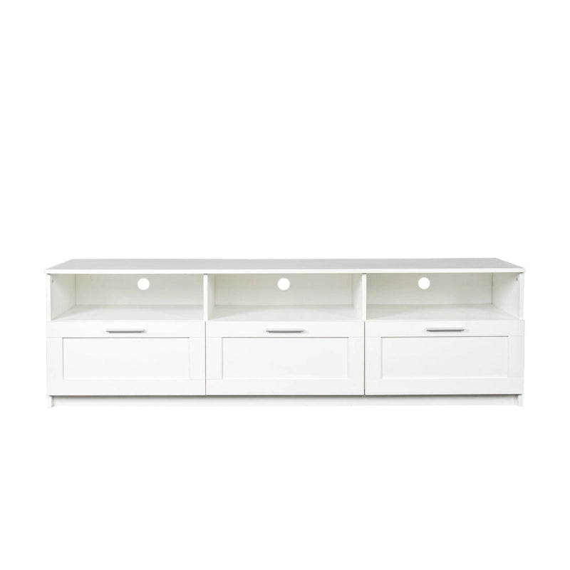 70.87" TV Stand with 3 Storage Spaces & 3 Drawers