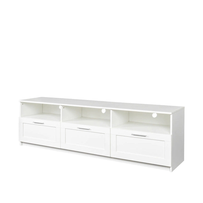 70.87" TV Stand with 3 Storage Spaces & 3 Drawers
