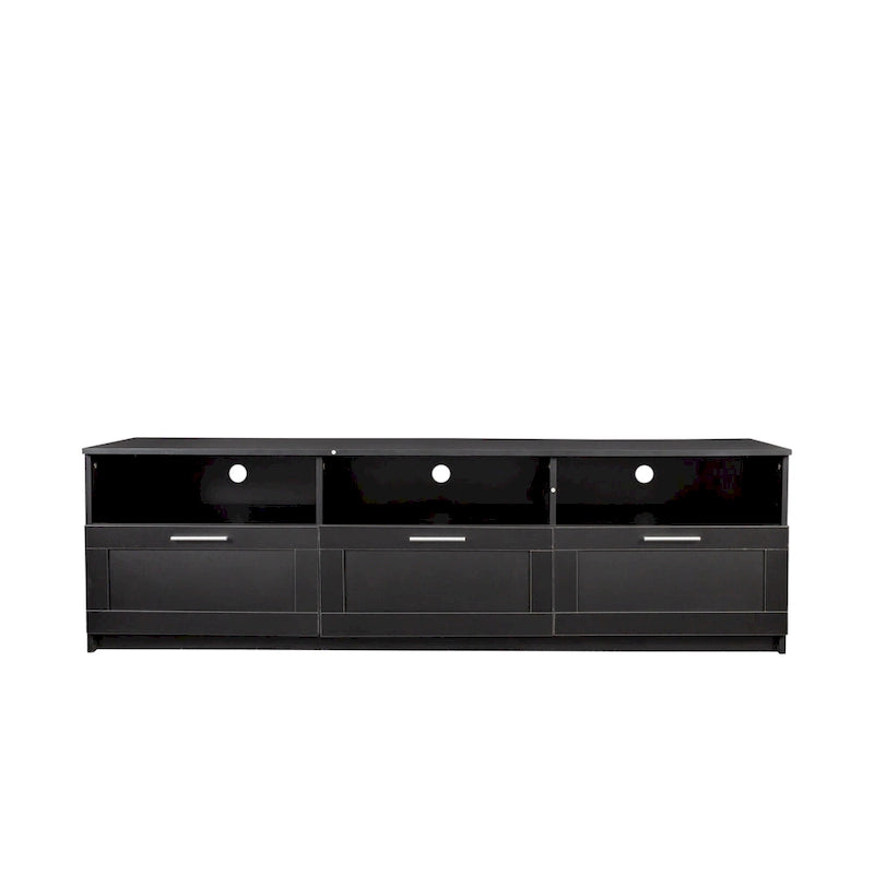 70.87" TV Stand with 3 Storage Spaces & 3 Drawers