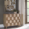 Komoda z borovicového dřeva se 4 zásuvkami, 42"