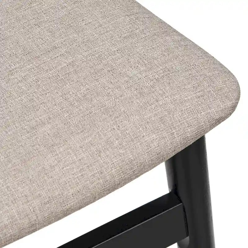 Krzesła do jadalni w stylu mid-century modern z rattanowym oparciem (zestaw 2 szt.)