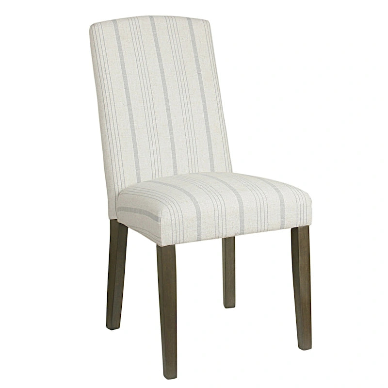 Parsons Dining Chair - Dove Grey Stripe (Set of 2)