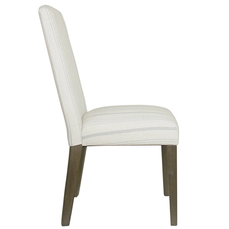 Parsons Dining Chair - Dove Grey Stripe (Set of 2)