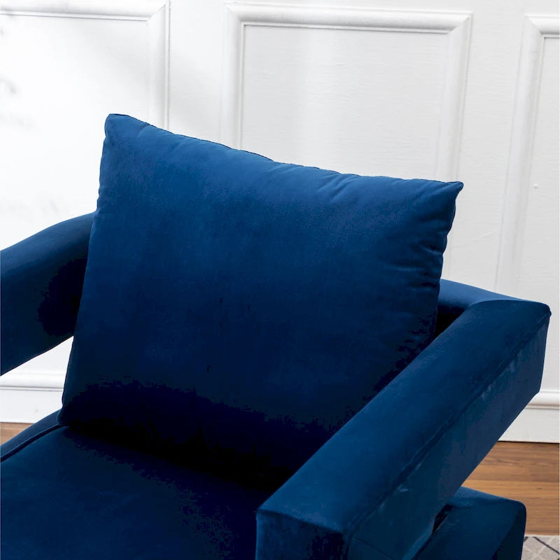 Contemporary Upholstered Accent Armchair