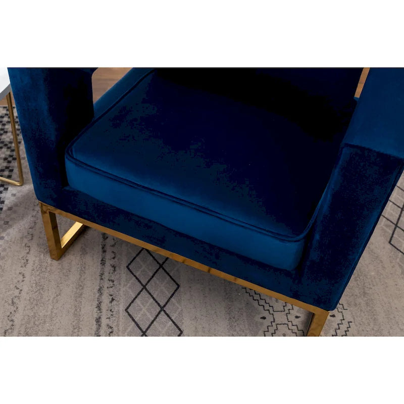 Contemporary Upholstered Accent Armchair