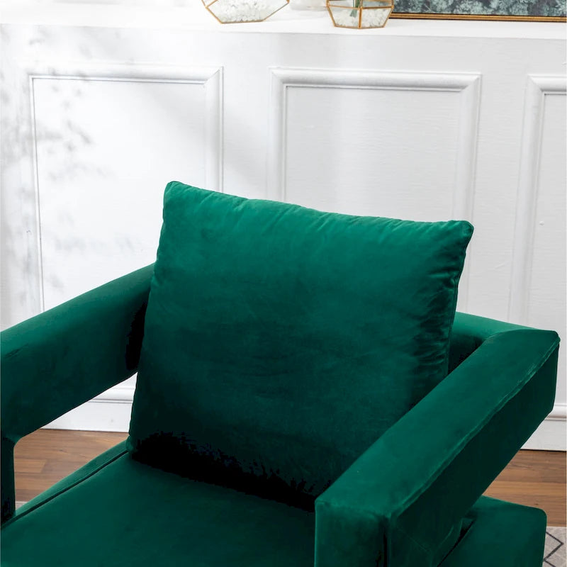 Contemporary Upholstered Accent Armchair