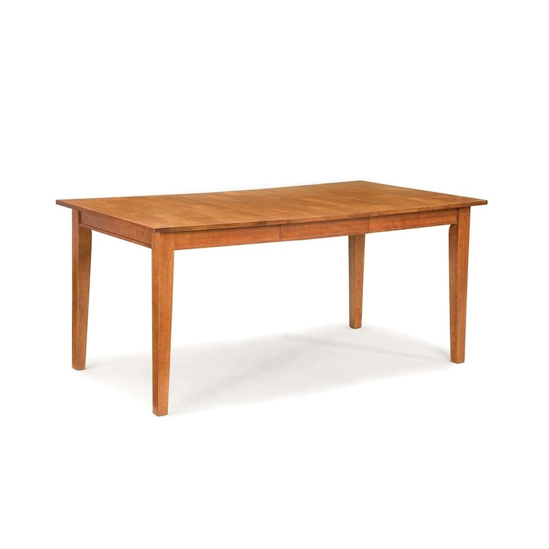 Arts and Crafts Rectangular Dining Table with Extending Leaf