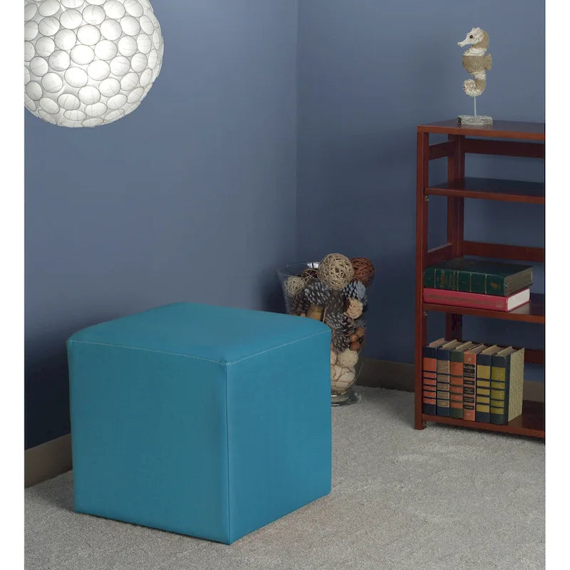 15" Square Plush Ottoman