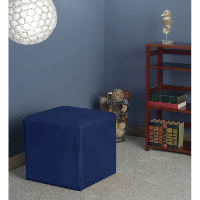 15" Square Plush Ottoman