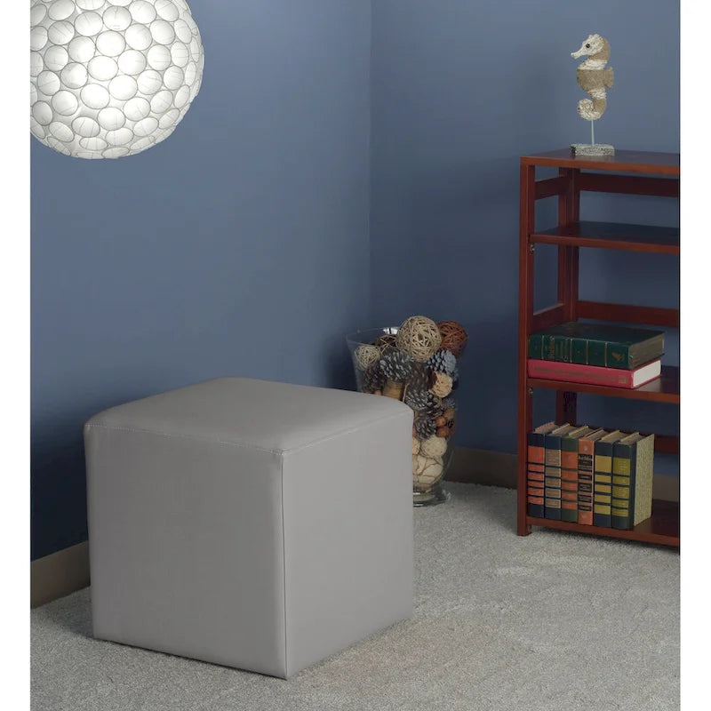 15" Square Plush Ottoman