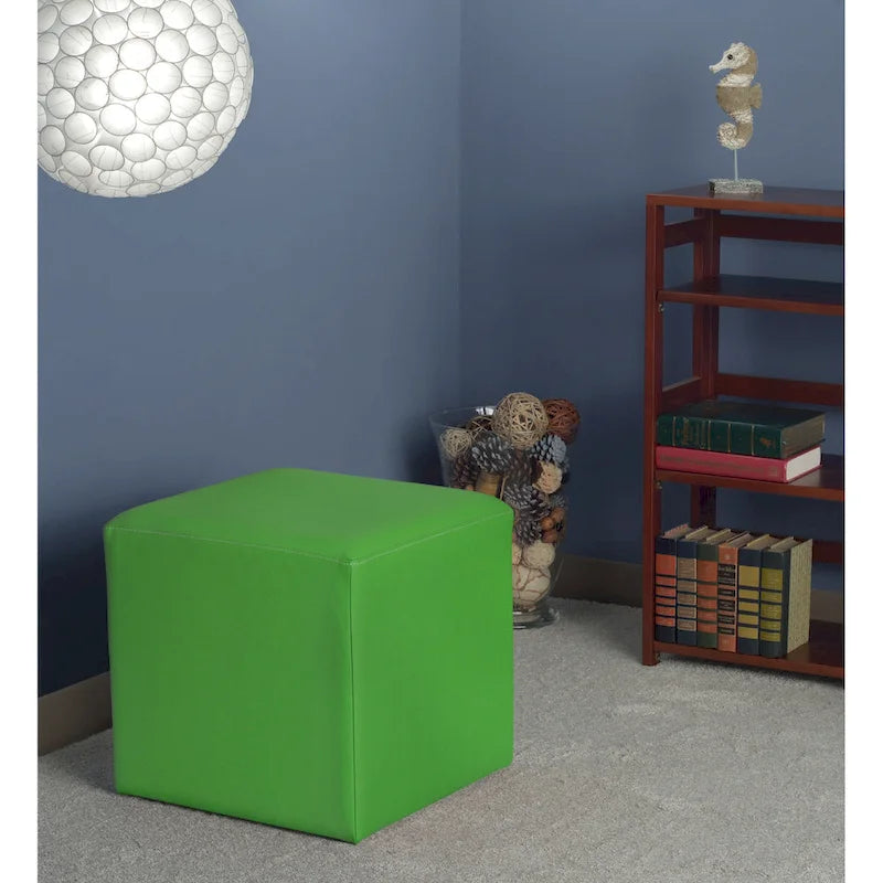 15" Square Plush Ottoman