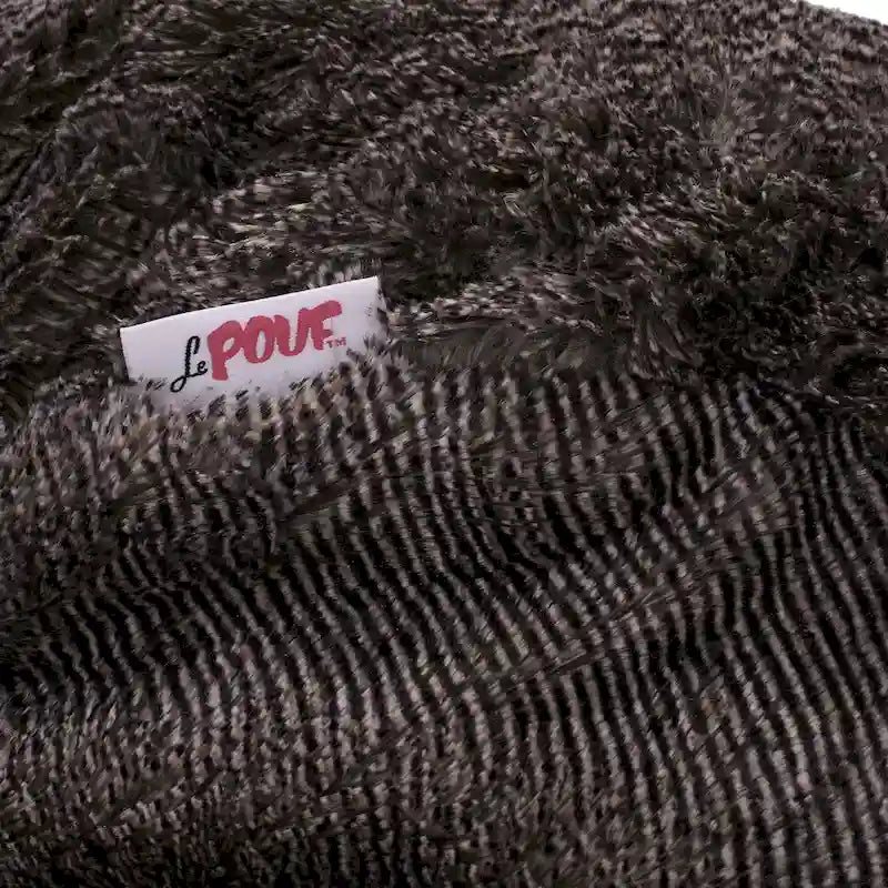 Modern Glam Faux Fur Winter Bean Bag