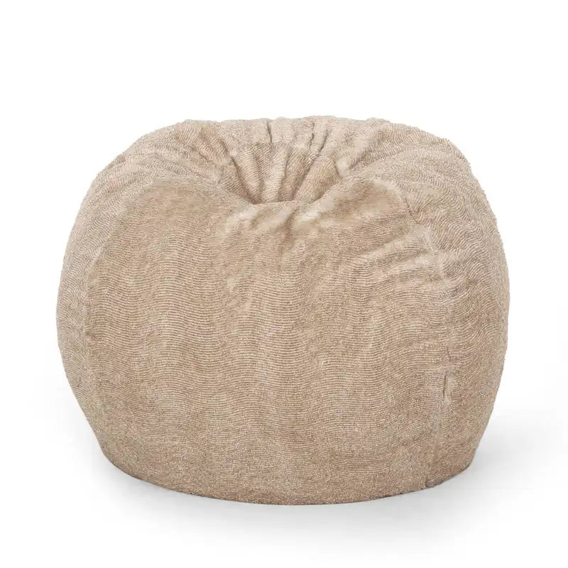 Modern Glam Faux Fur Winter Bean Bag