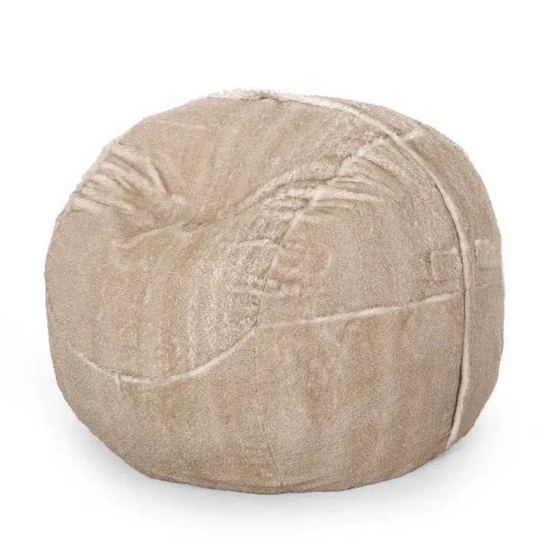 Modern Glam Faux Fur Winter Bean Bag