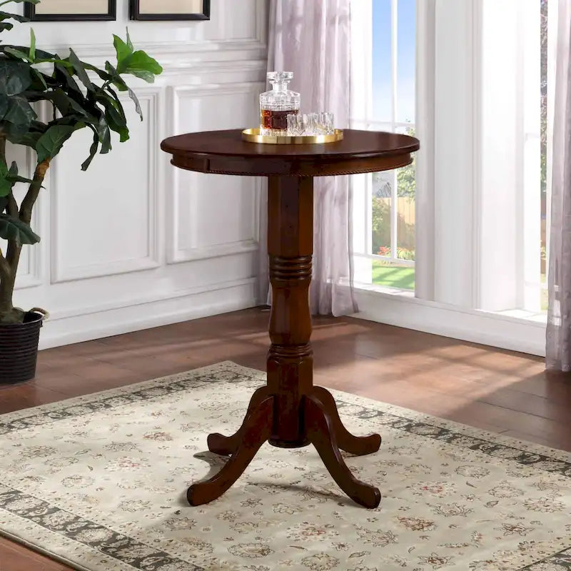 Round Wood Pub Table