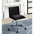 Chaise de bureau contemporaine en tissu à hauteur réglable