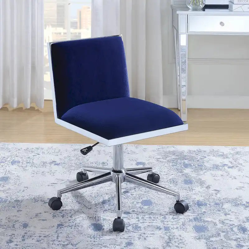 Contemporary Fabric Height Adjustable Office Desk Chair