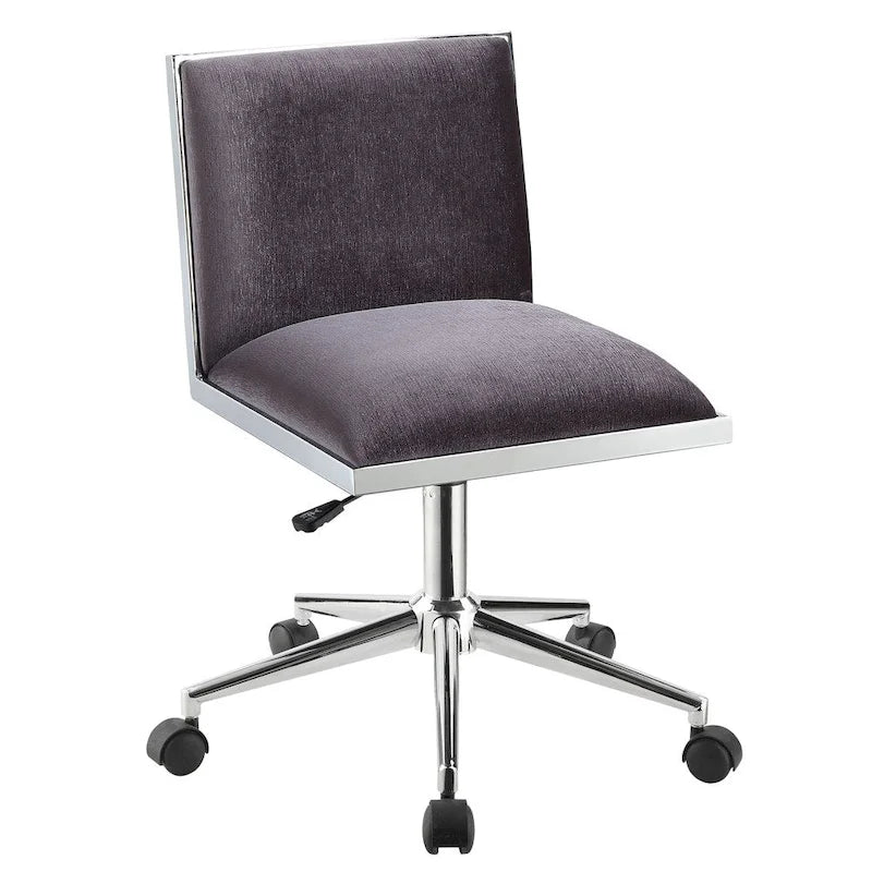 Chaise de bureau contemporaine en tissu à hauteur réglable