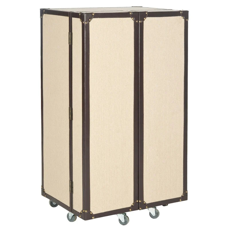 Storage Beige Bar Cabinet - 23.6 x 17.7 x 42.1 - 24Wx18Dx42H