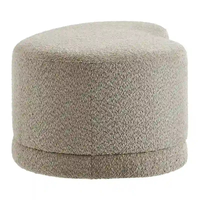 48" Round Upholstered Ottoman Bench