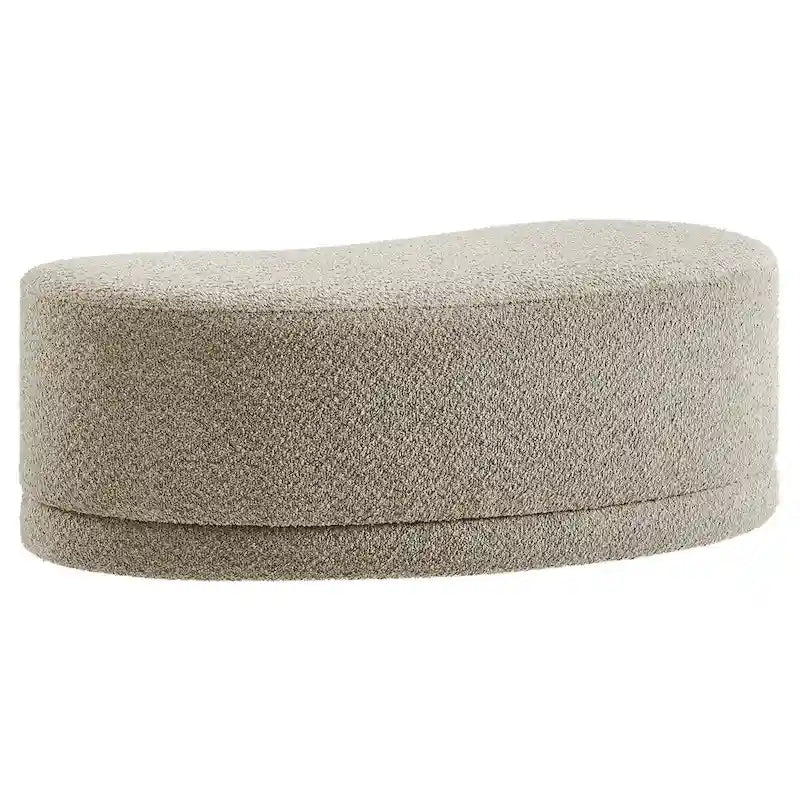 48" Round Upholstered Ottoman Bench