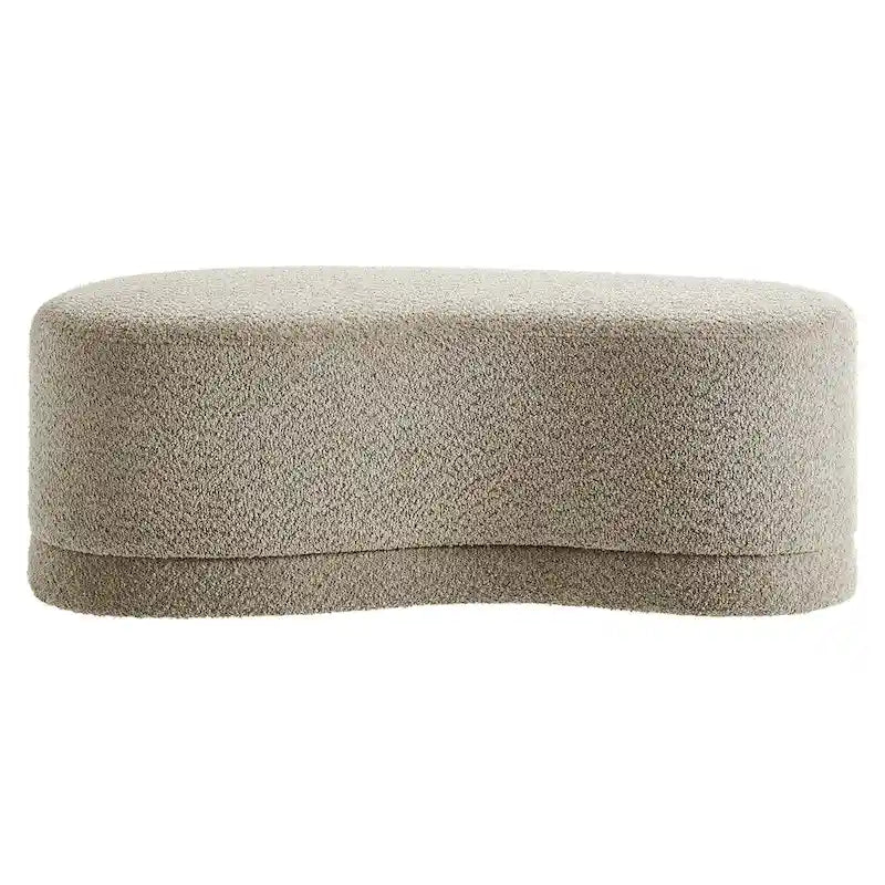 48" Round Upholstered Ottoman Bench