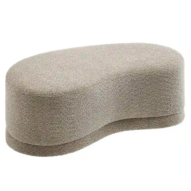 48" Round Upholstered Ottoman Bench