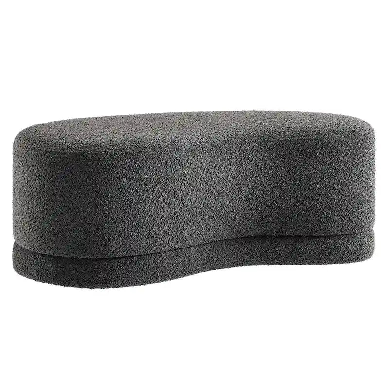 48" Round Upholstered Ottoman Bench