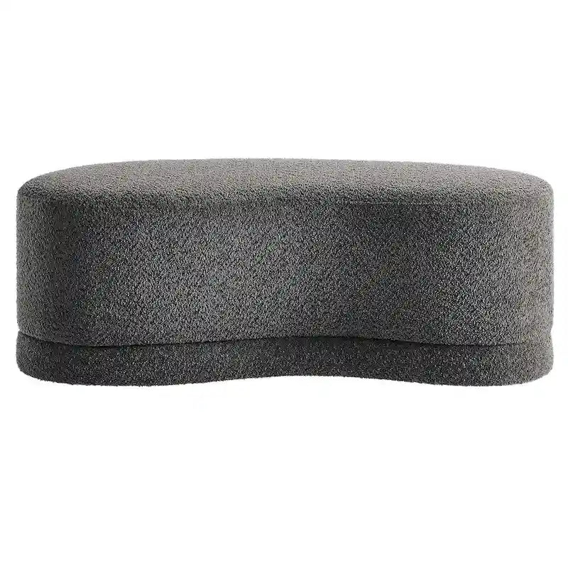 48" Round Upholstered Ottoman Bench