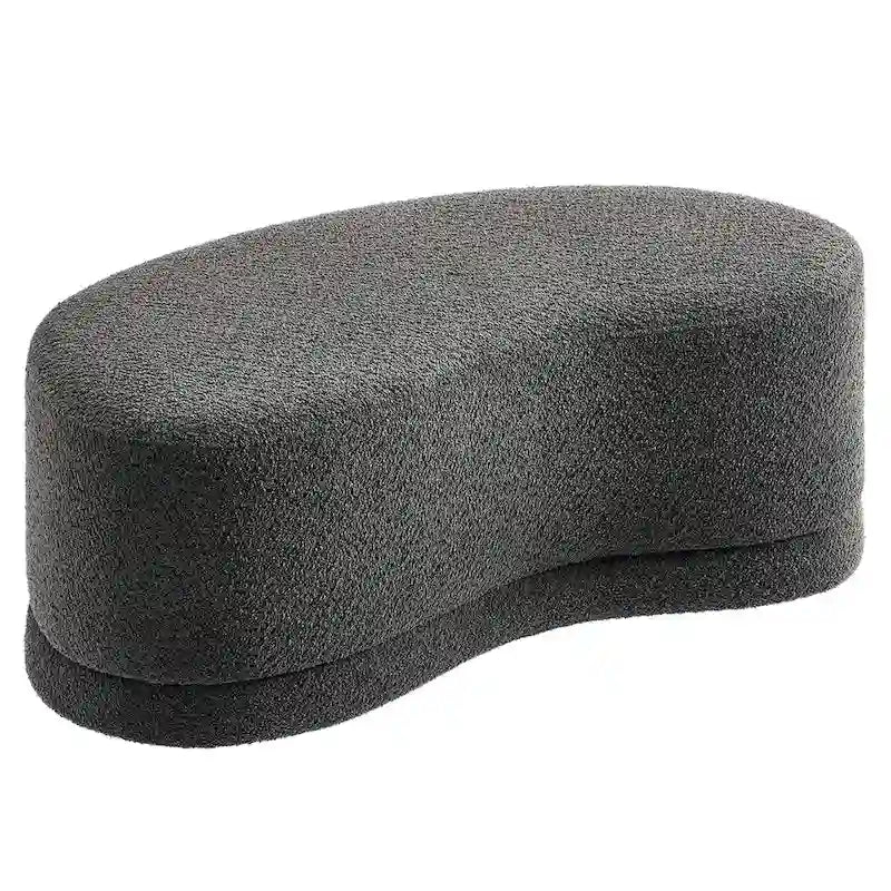 48" Round Upholstered Ottoman Bench