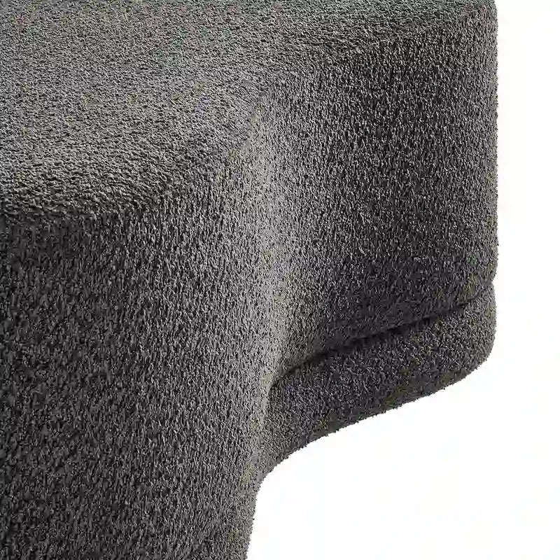 48" Round Upholstered Ottoman Bench