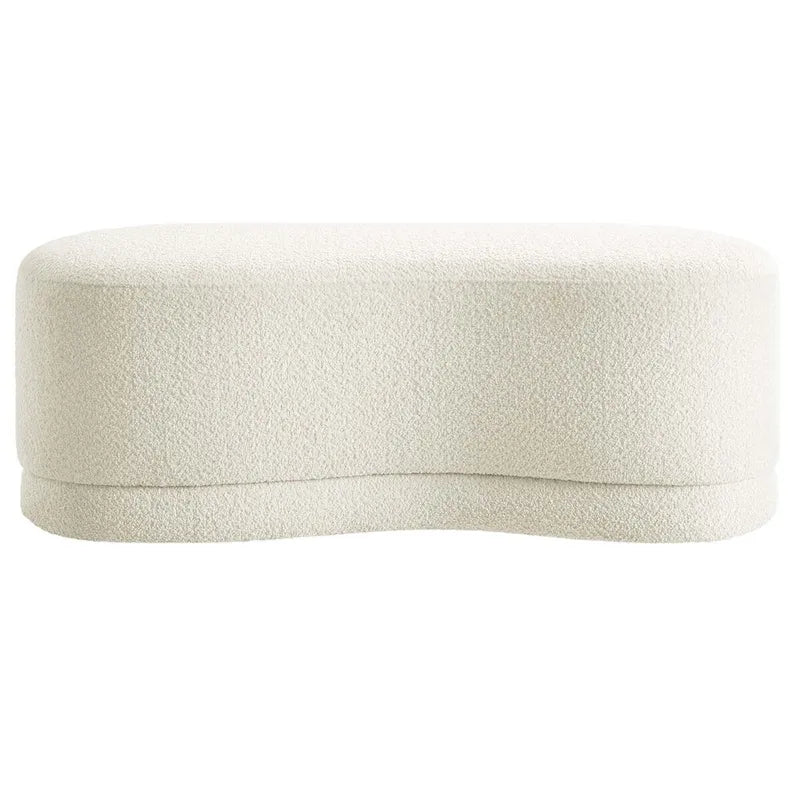 48" Round Upholstered Ottoman Bench