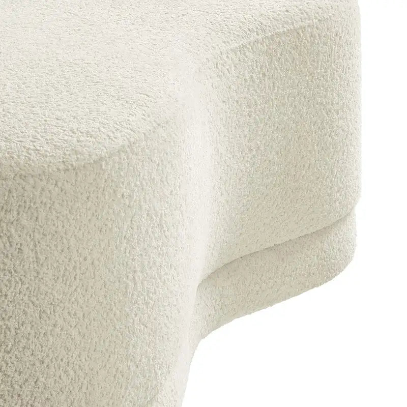 48" Round Upholstered Ottoman Bench