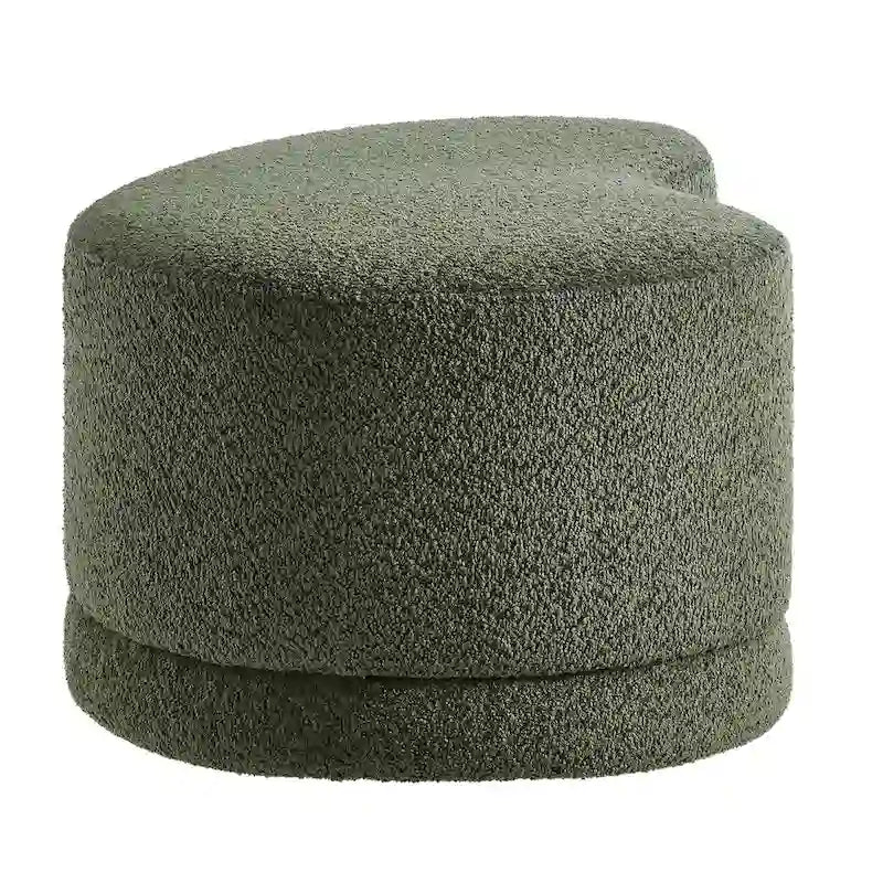 48" Round Upholstered Ottoman Bench