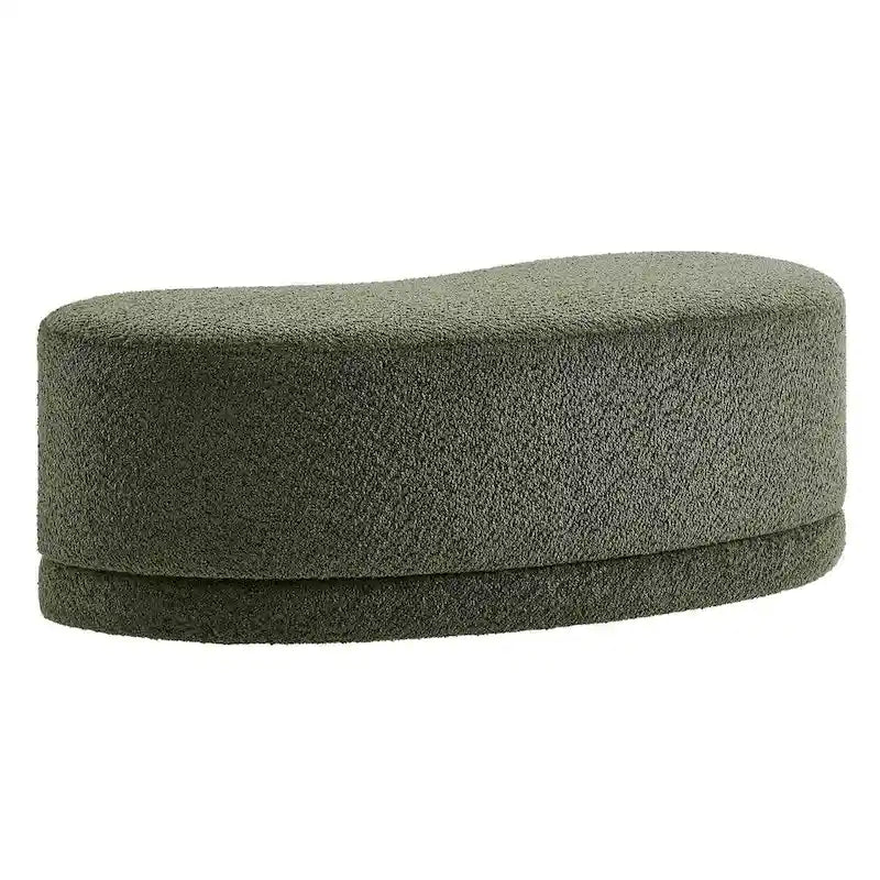 48" Round Upholstered Ottoman Bench