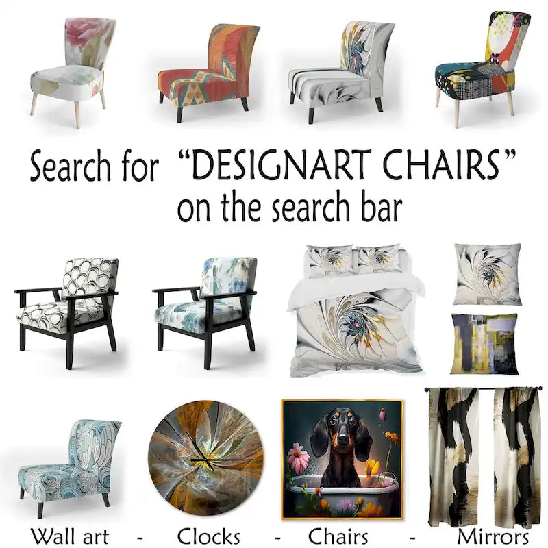 Upholstered Modern & Contemporary Accent Chair and Arm Chair
