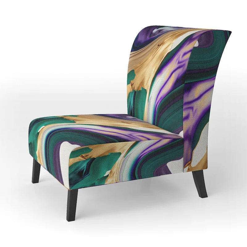 Upholstered Modern & Contemporary Accent Chair and Arm Chair