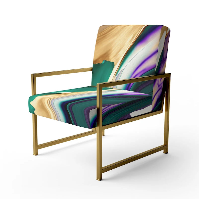 Upholstered Modern & Contemporary Accent Chair and Arm Chair