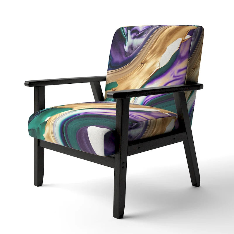 Upholstered Modern & Contemporary Accent Chair and Arm Chair