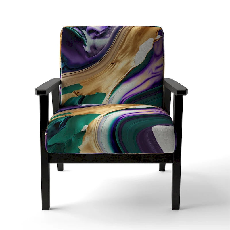 Upholstered Modern & Contemporary Accent Chair and Arm Chair