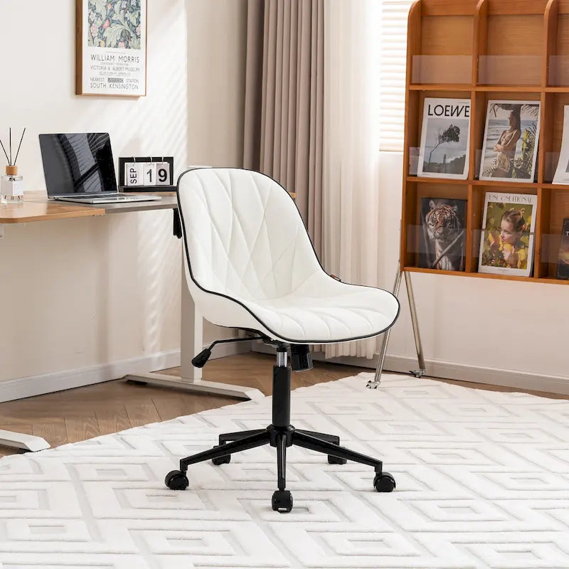 Home Office Desk Chair with Wheels Rolling Task Computer Chair