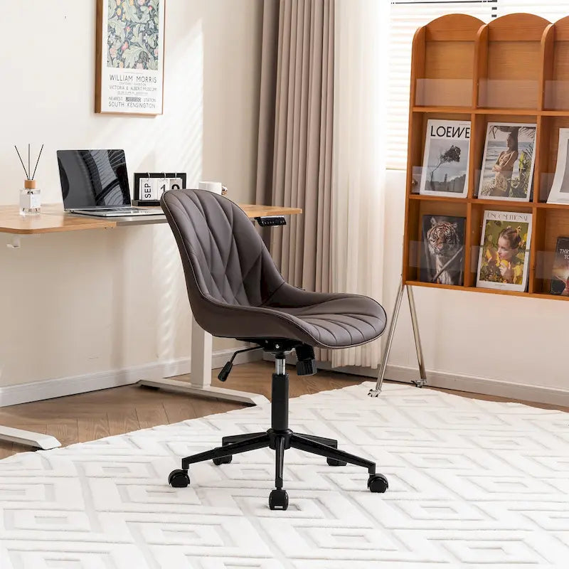 Home Office Desk Chair with Wheels Rolling Task Computer Chair
