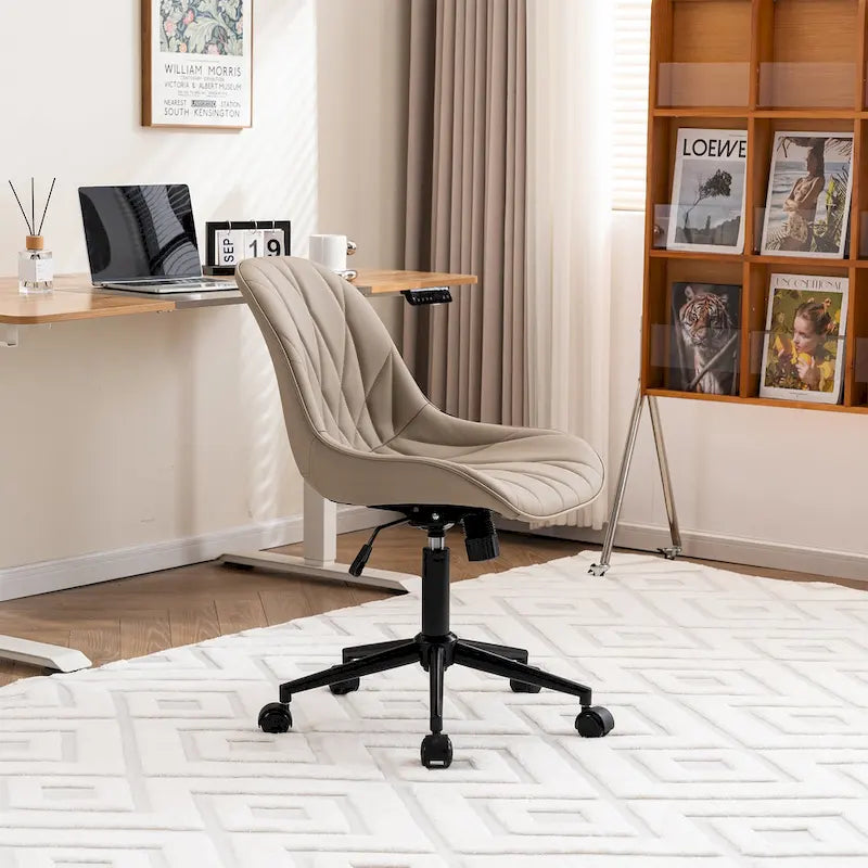 Home Office Desk Chair with Wheels Rolling Task Computer Chair
