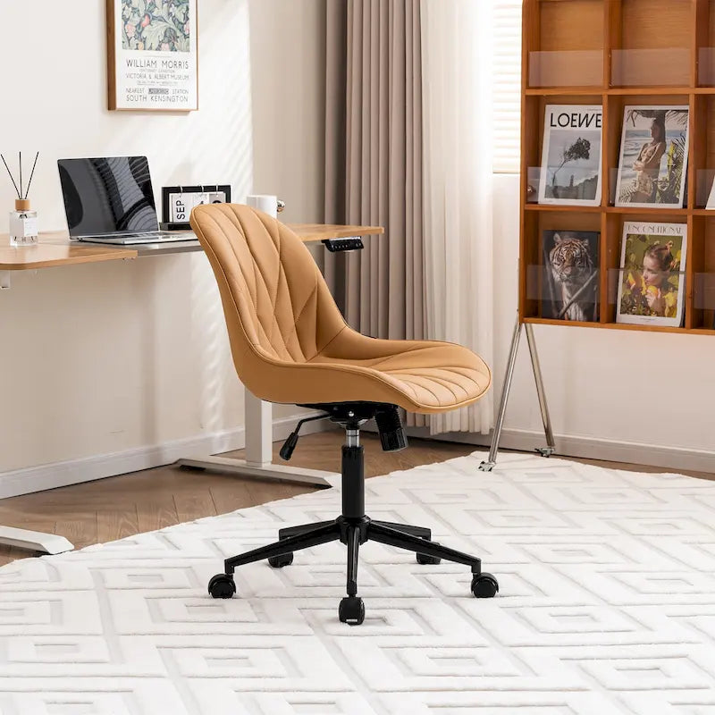Home Office Desk Chair with Wheels Rolling Task Computer Chair