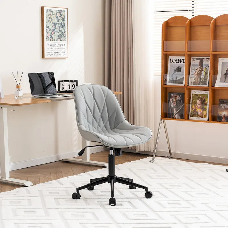 Home Office Desk Chair with Wheels Rolling Task Computer Chair