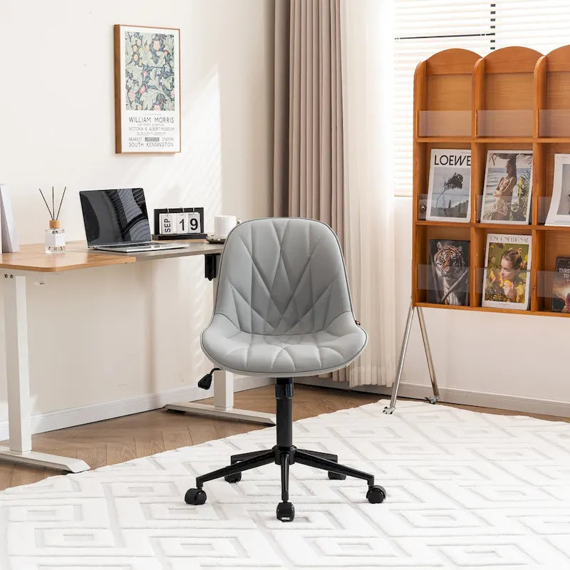 Home Office Desk Chair with Wheels Rolling Task Computer Chair