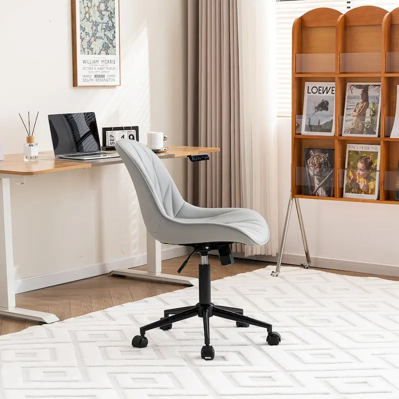 Home Office Desk Chair with Wheels Rolling Task Computer Chair