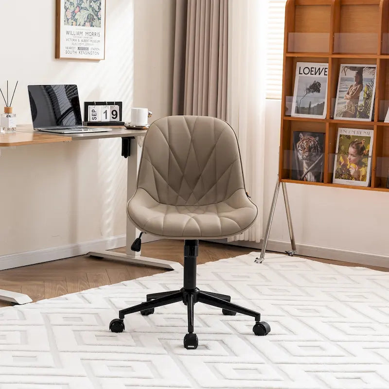 Home Office Desk Chair with Wheels Rolling Task Computer Chair