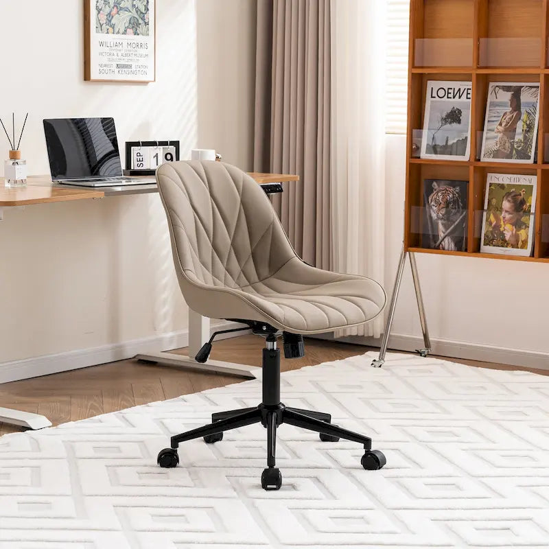 Home Office Desk Chair with Wheels Rolling Task Computer Chair