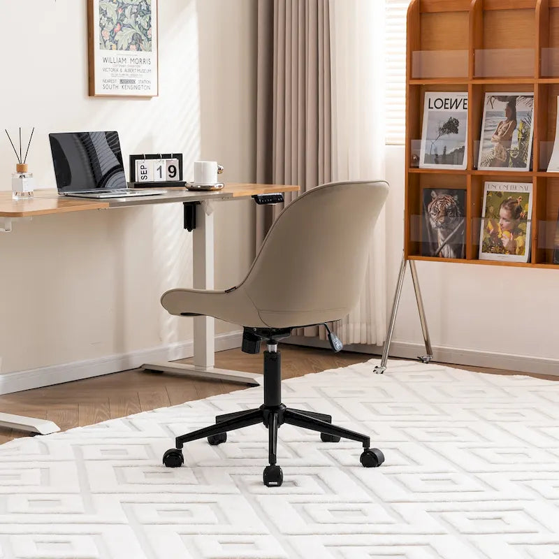 Home Office Desk Chair with Wheels Rolling Task Computer Chair
